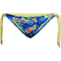 Superdry für Damen. W3010404A Blaues Bikinihöschen mit seitlichen Bändern (M), Strandbekleidung, Recyceltes Polyester, Nachhaltig
