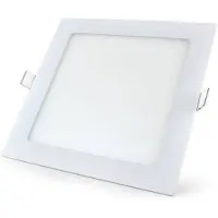 Aigostar LED Einbaustrahler flach Eckig 115MM - 6W - Downlight rechteckig - 230V - 100x100mm