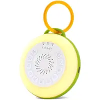 SSY POWER White Noise Machine: Tragbare Einschlafhilfe Babys mit weissem Rauschen | Nachtlicht | 31 Beruhigende Schlaflieder & Naturgeraeusche | 3 Timer-Einstellungen | USB-C,Gruen