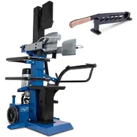 Scheppach Compact 10t Holzspalter stehend inkl. Spanmesser 400V | 10t | 3500W | Länge 1070mm/max. Ø 380mm | schwenkbarer Tisch | mit Fahrvorrichtung