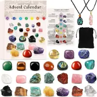 Sonstiges Adventskalender 2024 Chakra-Kristalle Weihnachten Geschenkidee für Frauen und Kinder