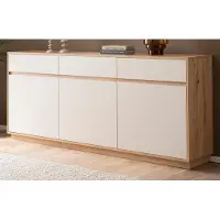 Furn.Design Sideboard "Kiruma" in Kaschmir und Artisan Eiche Kommode 202 x 89 cm, Soft-Close