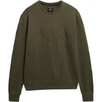 Superdry für Herren. M2014392A Sportliches grünes Trikot (S), Lässig, Baumwolle