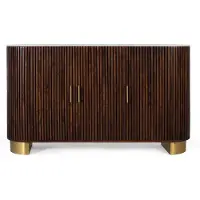 GINER Y COLOMER Sideboard aus Mangoholz von Vardia, 86 cm x 150 cm x 40 cm