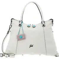 Gabs Leder Handtasche Umhängetasche Thamara Hand Bag Avorio weiß