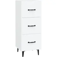 Helloshop26 - Buffet Sideboard Kommode Kleiderschrank Aufbewahrungsmöbel Organizer für Küche Wohnzimmer Lounge 34,5 x 34 x 90 cm 02_0030248