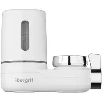 Ibergrif M91007 Wasserhahnfilter für Trinkwasser, entfernt Blei, Chlor und andere Schadstoffe, inkl. 1 Filter