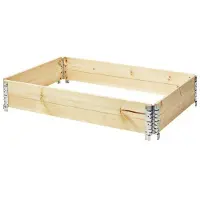 Roysson Hochbeet 80 x 60 cm Palettenrahmen | Langlebig & Nachhaltig für den Garten