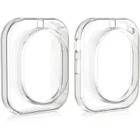 Kwmobile 2x TPU Silikon Hülle für Nothing Headphone (1) Case - Kopfhörer Cover aus Silikon - Transparent