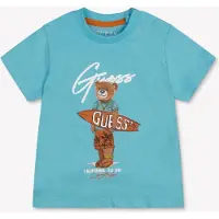 GUESS T-Shirt N6GI04 K8HM4 Blau Regular Fit