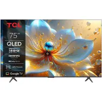 TCL 75T8C (189.3 cm (75 Zoll), schwarz, UltraHD/4K, Google TV, Triple Tuner, 144Hz Panel)