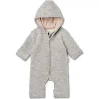 Hofbrucker Wollwalk-Overall "Elli" in Grau | Gr.: 62/68