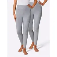 Witt Weiden Leggings in grau-meliert | Gr.: 52/54