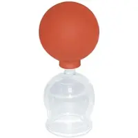 Glaswarenfabrik Karl Hecht GmbH & Co KG Schröpfkopf mit Olive und Ball, 3,5 cm Ø, mundgeblasen, CE