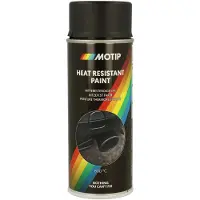 Motip Hochtemperaturlack Schwarz - Spray 400 ml