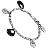 Lotus style Damen Armband Edelstahl, Keramik ca. 21cm Ceramic | Gr.: onesize