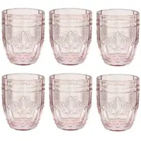 Butlers Trinkglas VICTORIAN 6er-Set in Hellrosa | Gr.: onesize