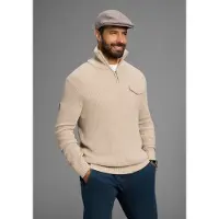Man'S World Mans World Schiebermütze im modischen Tweed-Look mit wärmenden Futter