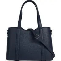 Cluty Henkeltasche echt Leder, Made in Italy
