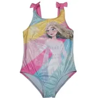 United labels Disney Frozen Die Eiskönigin Badeanzug mit Glitzer und Schleifen Elsa Frozen in Mehrfarbig | Gr.: 122/128