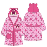 Cofi1453® Toy Story Kinder Bademantel Rosa 98/104 mit Kapuze & Gürtel