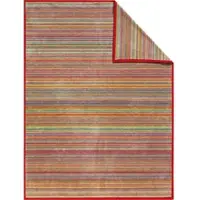 Erwin Müller Baumwollmischung Wohndecke Pescara in rot | Gr.: 100 x 150 cm