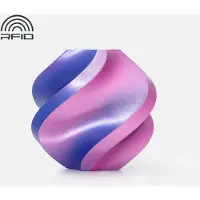 Bambu Lab PLA Silk Multi-Color, Filamentgröße: 1.75 mm, Gewicht: 1 kg, Farbe: Neon City (Blue-Magenta)