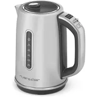 Riviera & Bar Wasserkocher 1,8 l, 2200 w, schwarz und edelstahl BBT660