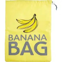 Famanu Bananentas Atmungsaktiv – Verlängert Frische von Obst – Wiederverwendbar – Gelb