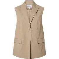 Pieces Pcrosa Geschlitzte Weste | Beige | M