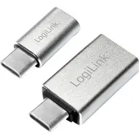 Logilink AU0040, USB 3.1 C, USB 3.0 A, Micro USB 2.0, Aluminium