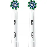 Oral-B | Replaceable toothbrush heads | EB50RX-2 Cross Action Pro | Heads | For adults | Number of brush heads included 2 | White