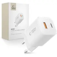 Tech-Protect Ncm33W 2-Port Pd33W/Qc3.0 Netzwerk-Ladegerät - Weiß