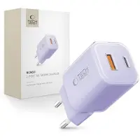 Tech-Protect Ncm33 Pd 33W Qc3.0 Usb-C / Usb-C Netzladegerät - Lila