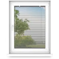 Fart Produkt time4blinds - Jalousien Fenster Innen ohne Bohren, Alu Jalousie Aluminium Rollos, Anthrazit, Rechts, 800x1200