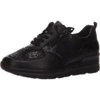 Waldlaufer Schnürhalbschuhe in schwarz, Gr. 7.5