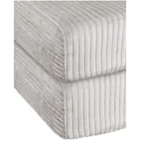 Aspero 2 Spannbettlaken aus Streifen-Flanell Parana in Taupe | Gr.: 200x200 cm