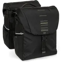 New Looxs Fahrradtasche Vigo Double MIK 2.0 - 40 Liter - 30 x 19 x 40 cm (2 Stück) - Schwarz-Grün