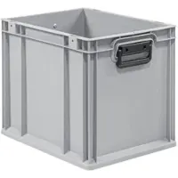 Proregal Eurobox NextGen Portable Duo | HxBxT 32x30x40cm | 30 Liter | Eurobehälter, Transportbox, Transportbehälter, Stapelbehälter