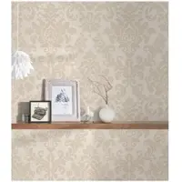 Living Walls Vliestapete "Trendwall mit Ornamenten barock" Barock gemustert ornamental leicht strukturiert Glitzertapete Ornament Tapete Barock Tapeten Wohnzimmer Schlafzimmer