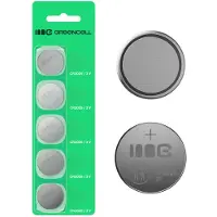 Green Cell Button battery 5x CR2025
