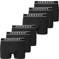Schiesser Retro Boxer 95/5 Organic Cotton in Schwarz | Gr.: L