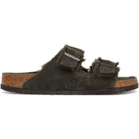 Birkenstock Arizona Shearling Velour Leather LAF mocca (200) Normal 41