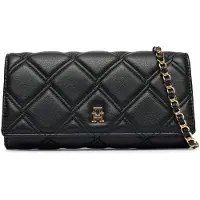 Tommy Hilfiger Handtasche Th Feminine Wallet On Chain AW0AW18795 Schwarz