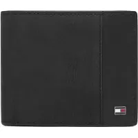 Tommy Hilfiger Geldbörse "TH SOHO CC FLAP AND COIN" Unisex Geldbeutel, Portemonnaie mit bunten Streifen in Tommy Farben