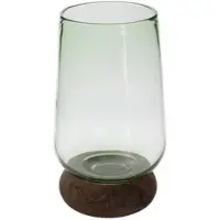 LOU DE CASTELLANE Vase Kibo 33 cm - Transparent Rund Glas 19x32.5 cm