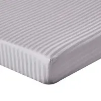 Homescapes SPANNBETTLAKEN Damast gestreift, 100% Ägyptische Baumwolle
