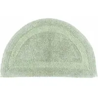 Homescapes BADEMATTE halbrund 50/80 cm, 100% Baumwolle, wendbar