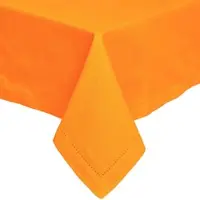 Homescapes TISCHDECKE orange 178/300 cm, 100% Baumwolle