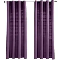 Homescapes ÖSENVORHANG Rajput blickdicht 2er-Set, 167/182 cm